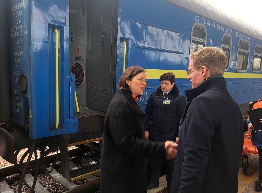 Vice-president of German parliament arrives in Kyiv