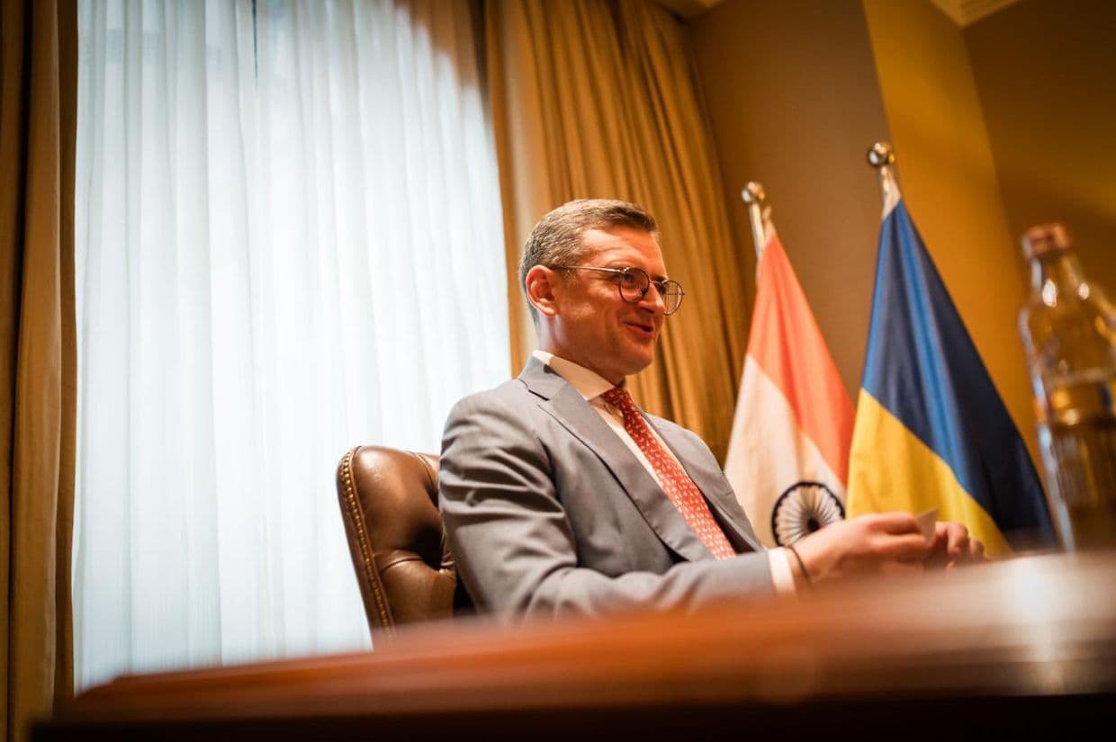 Kuleba begins first trip to India