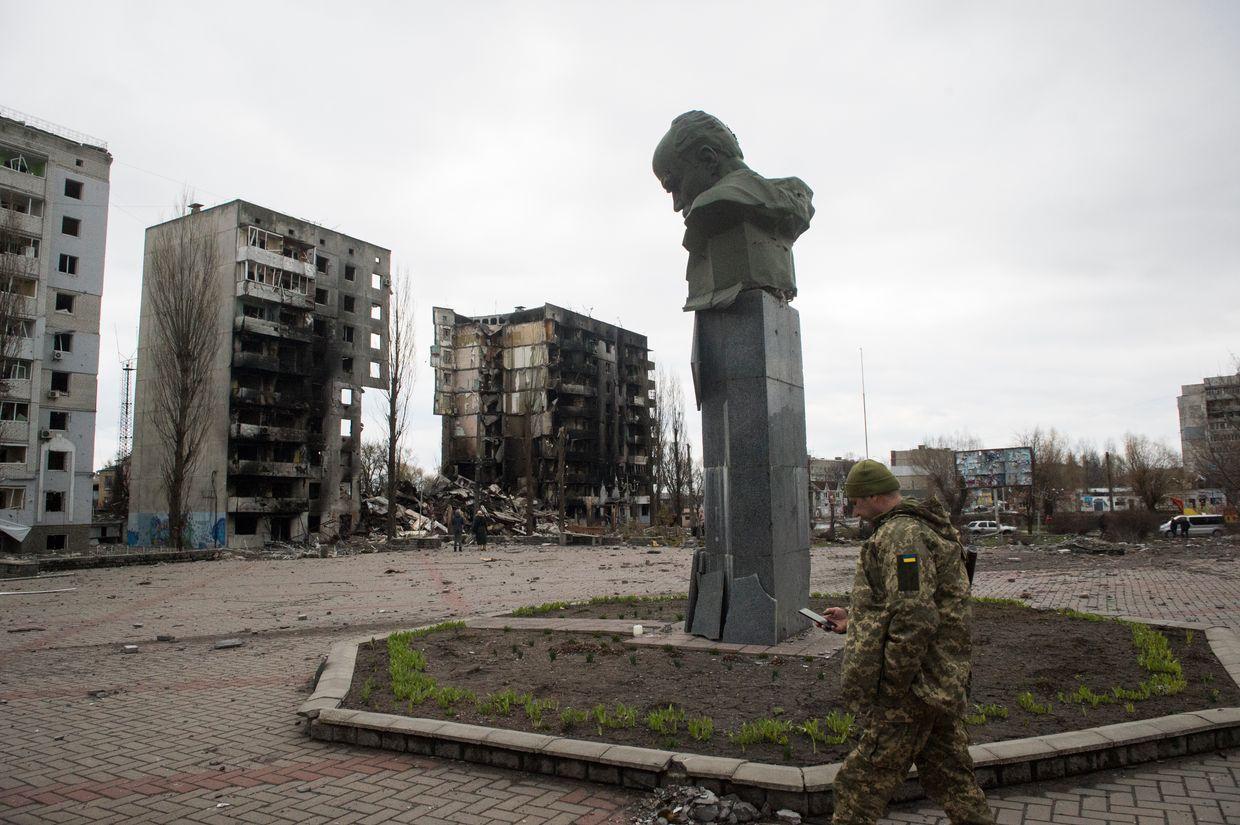 Ukraine says close to $500,000 in reconstruction funds for Borodianka 'disappeared'