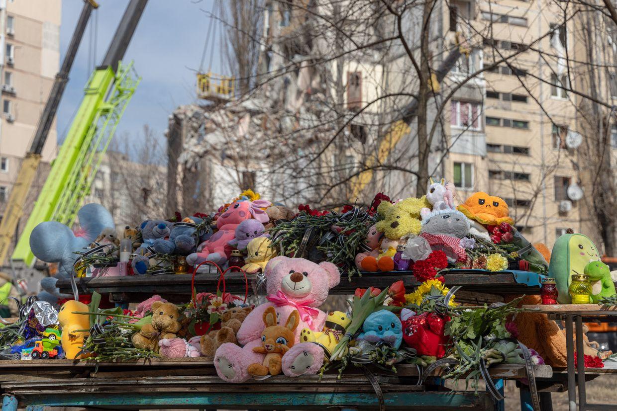 Ukraine war latest: Russian drone attack on Odesa kills 12, including 5 children