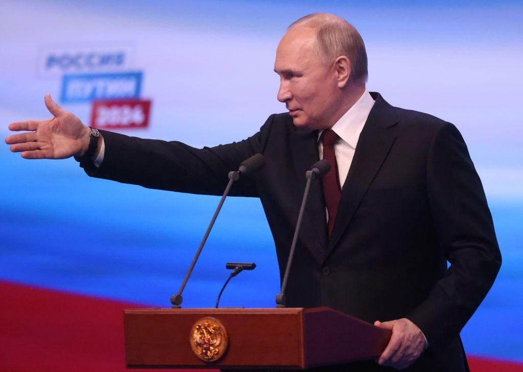 Putin reiterates war goals, again threatens West in post-election comments