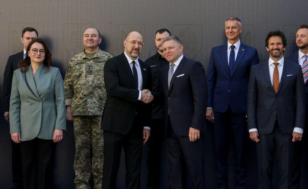 Shmyhal visits Slovakia for bilateral talks
