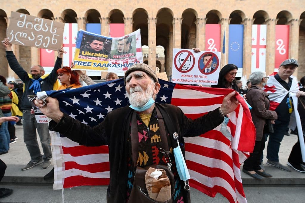Most Georgians see Russia as enemy, survey shows