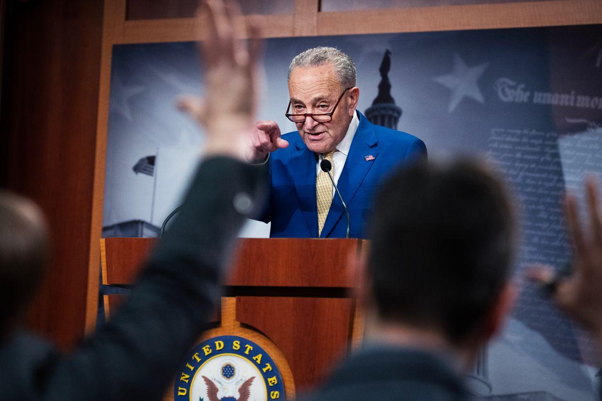 Schumer criticizes Trump’s handling of Russia-Ukraine war, warns of risk to US alliances