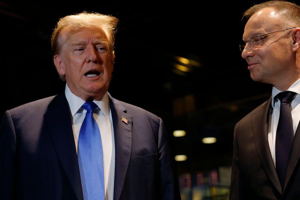 Trump meets with Polish President Duda to discuss Ukraine, other foreign policy issues