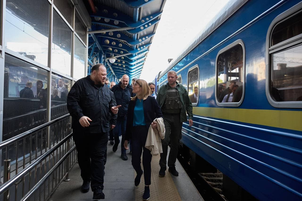 European Parliament president, German development minister arrive in Kyiv