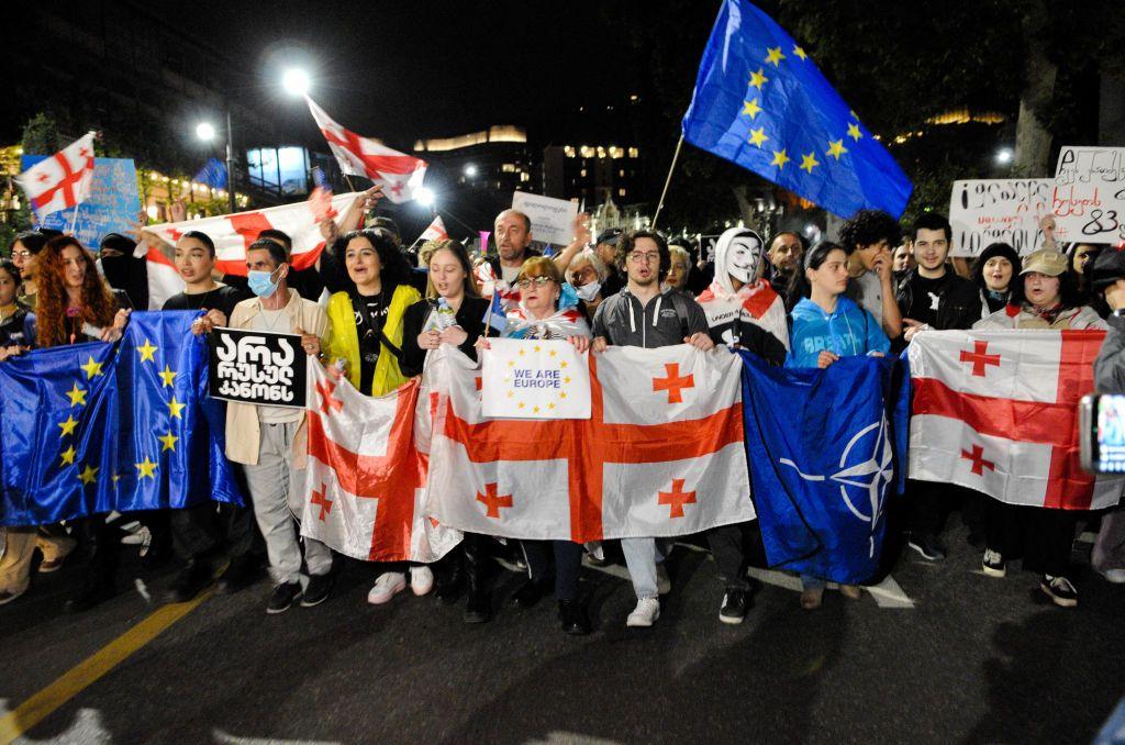 European Parliament lawmakers call for suspension of Georgia's EU candidate status