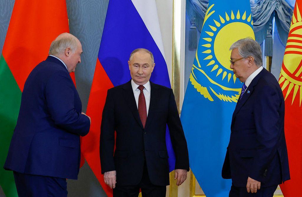 Putin arrives in Kazakhstan for Russia-China-led summit