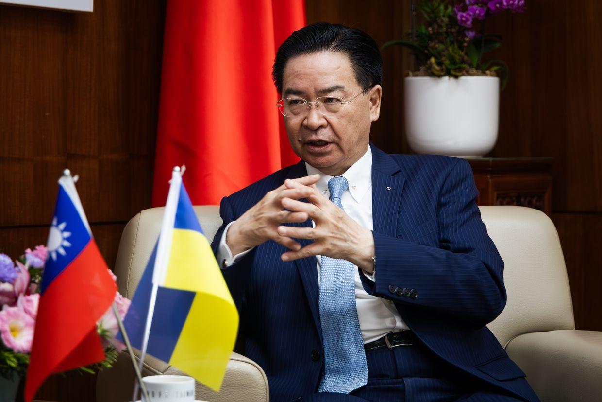 Taiwan's FM: 'If Russia can do that to Ukraine, China might do the same to Taiwan'