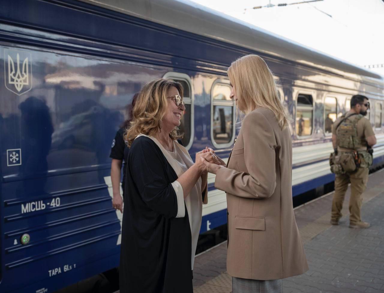 Polish Senate chair arrives in Kyiv on official visit