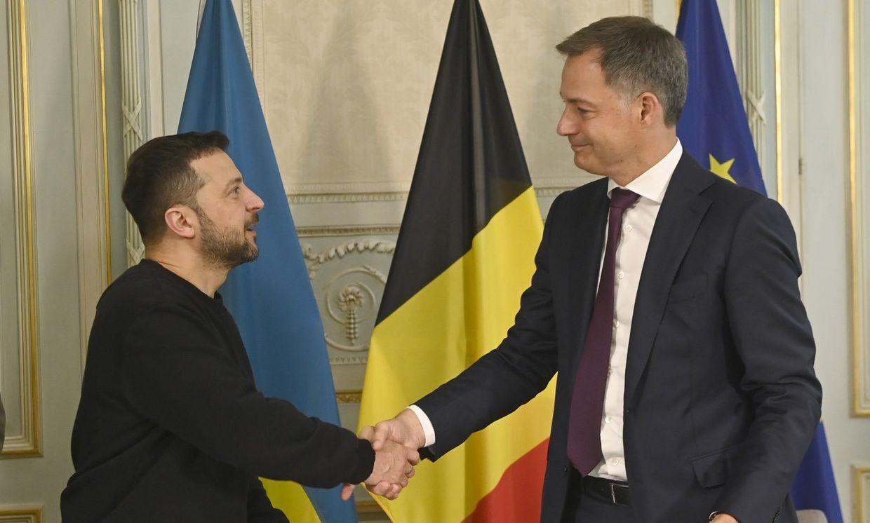 Belgium signs security deal with Ukraine, pledges $1 billion in aid this year