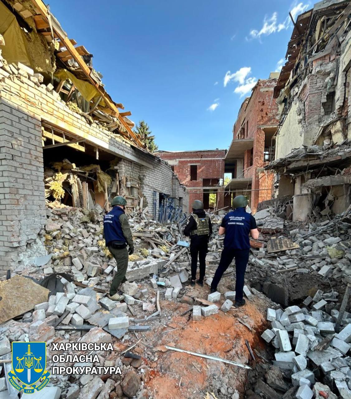 Update: Russian glide bomb attack injures 15 in downtown Kharkiv