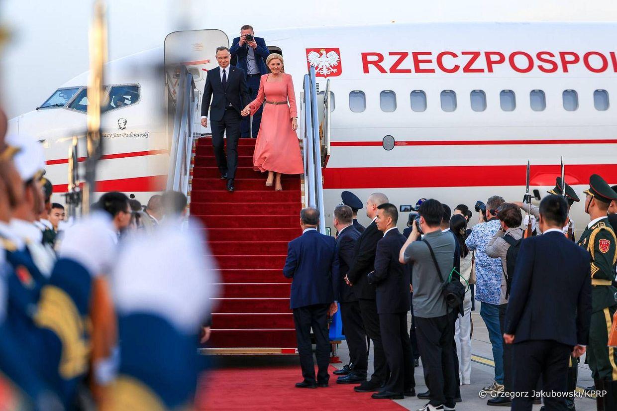 Duda arrives in China to discuss trade, security in Europe