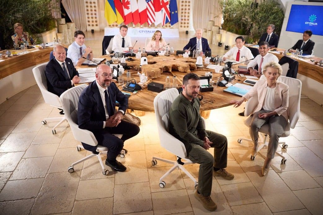 Zelensky at G7 summit: We need mechanism for confiscating $300 billion in Russian assets
