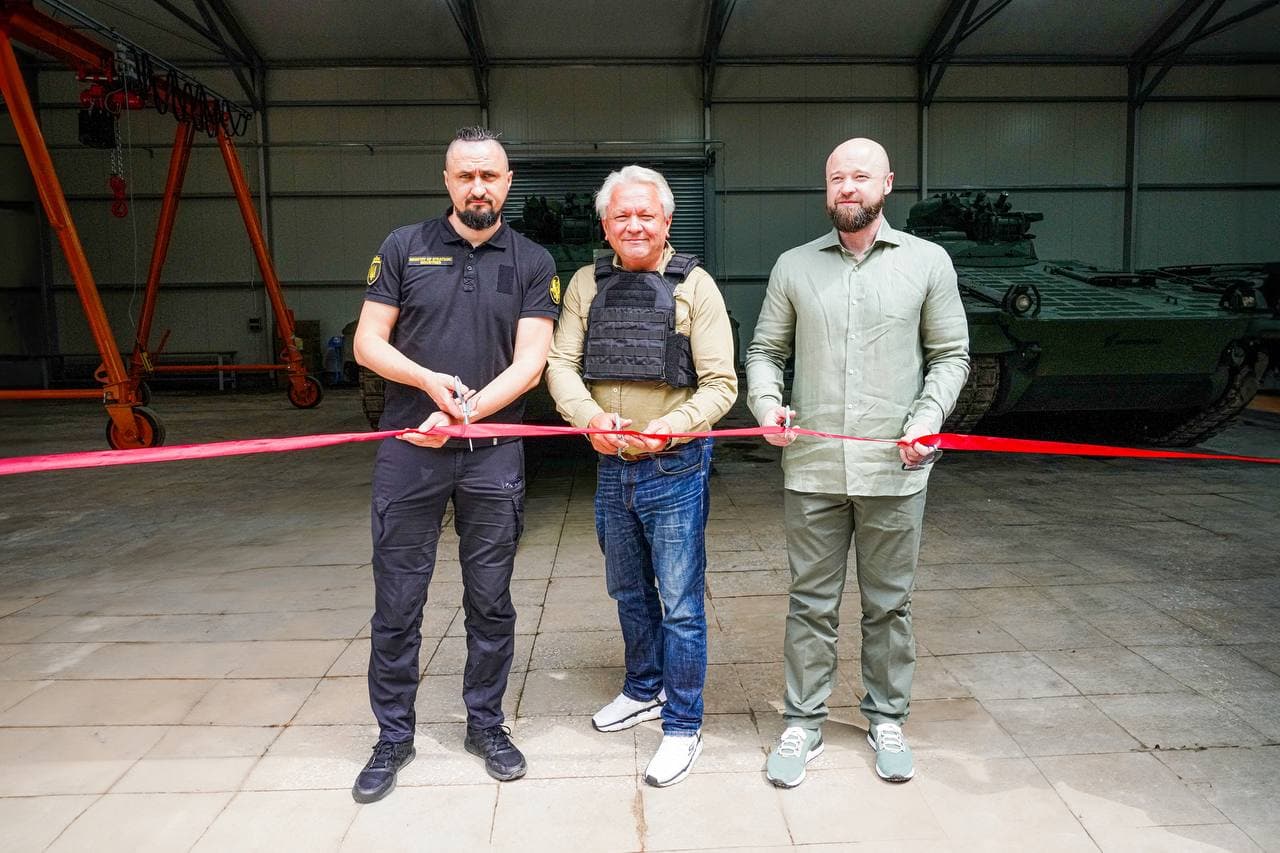 First Rheinmetall-Ukraine joint production and repair plant becomes operational