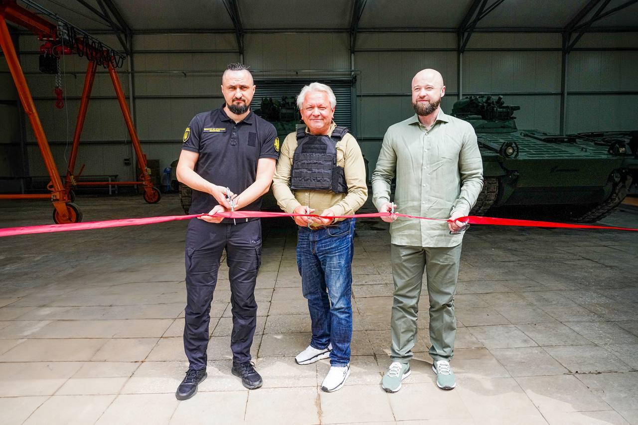 First Rheinmetall-Ukraine joint production and repair plant becomes operational