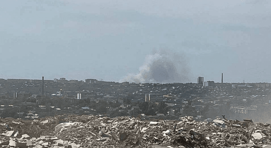 Explosions reported near airport in Russian-occupied Mariupol