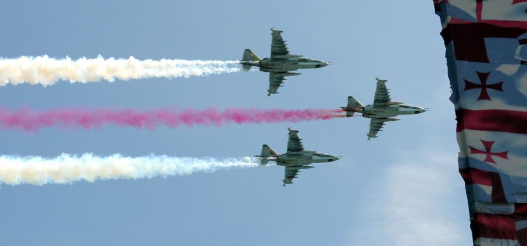 Georgian Su-25 jet crashes during military exercises, killing pilot