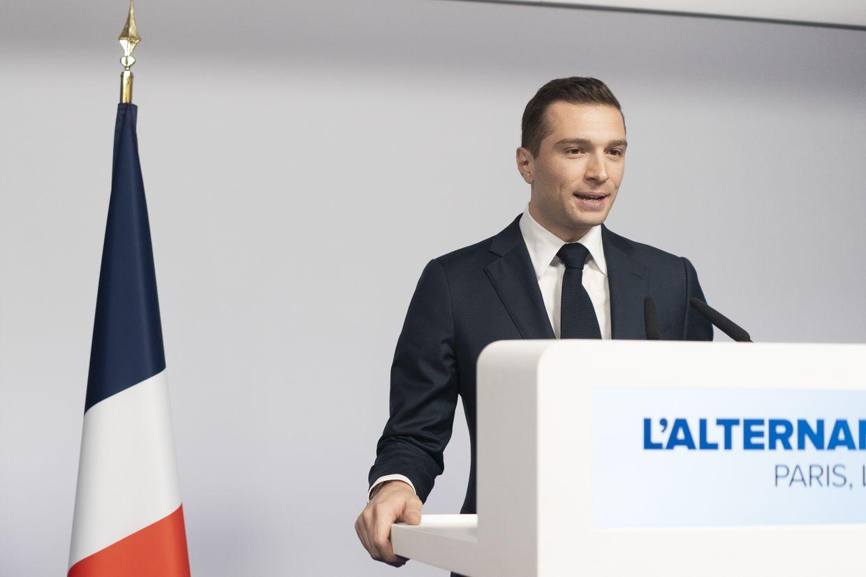 Exit polls show far-right party takes lead in first round of French election