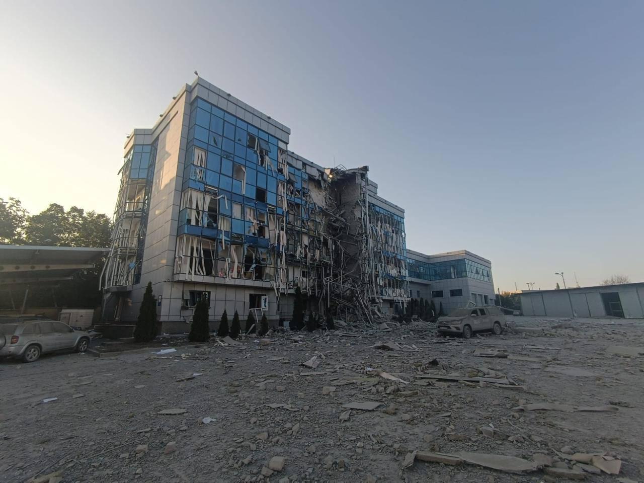 The office of the Swiss Foundation for Mine Action in Kharkiv.