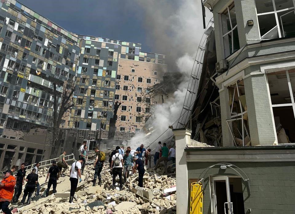 Russia hits Kyiv children's hospital, casualties reported