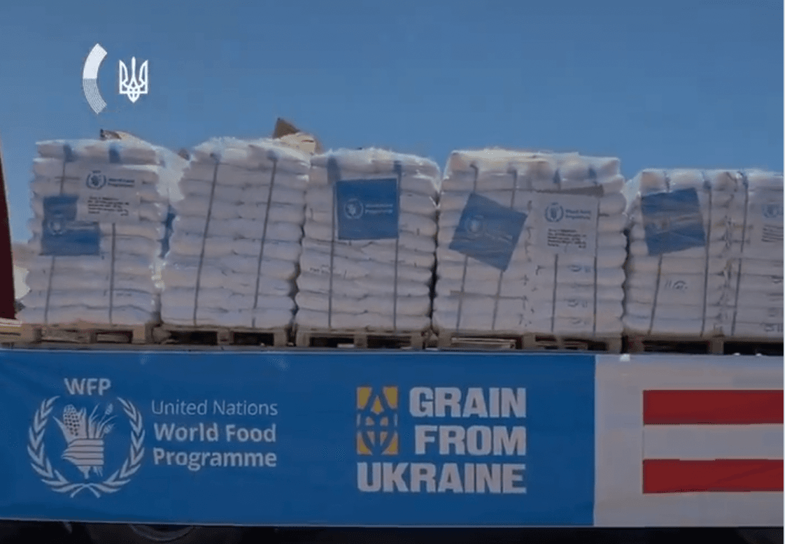 Ukraine sends Palestine 1,000 tons of flour in first tranche of food aid
