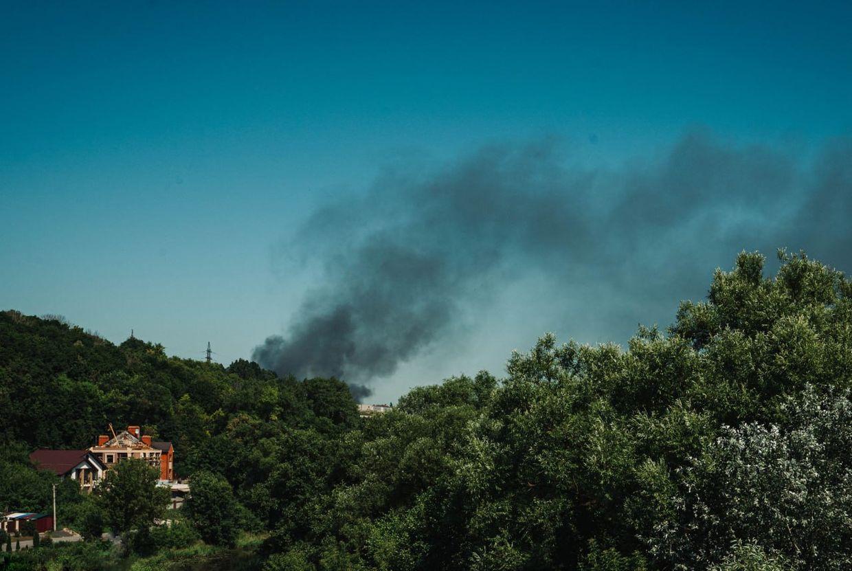 Mass fire breaks out in Russia's Kursk Oblast, authorities say
