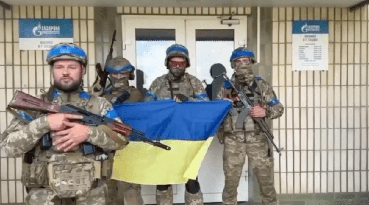 Ukrainian troops publish video from Sudzha's outskirts in Kursk Oblast, media say