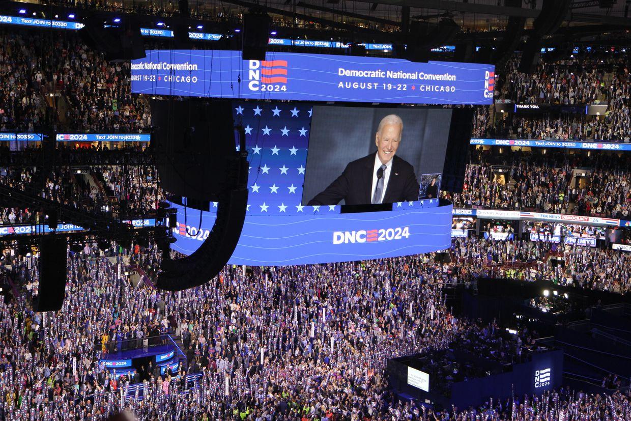Democratic convention kicks off with celebrations, Biden keynote, and few details on Ukraine
