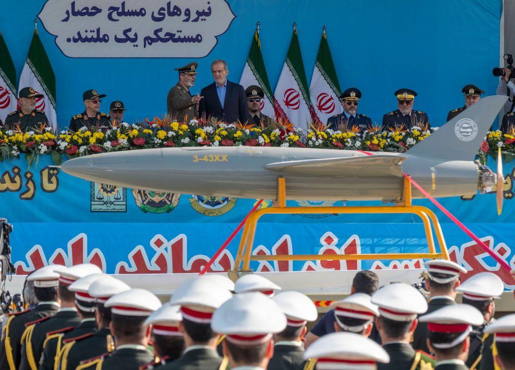 Iran unveils new ballistic missile, upgraded Shahed drone