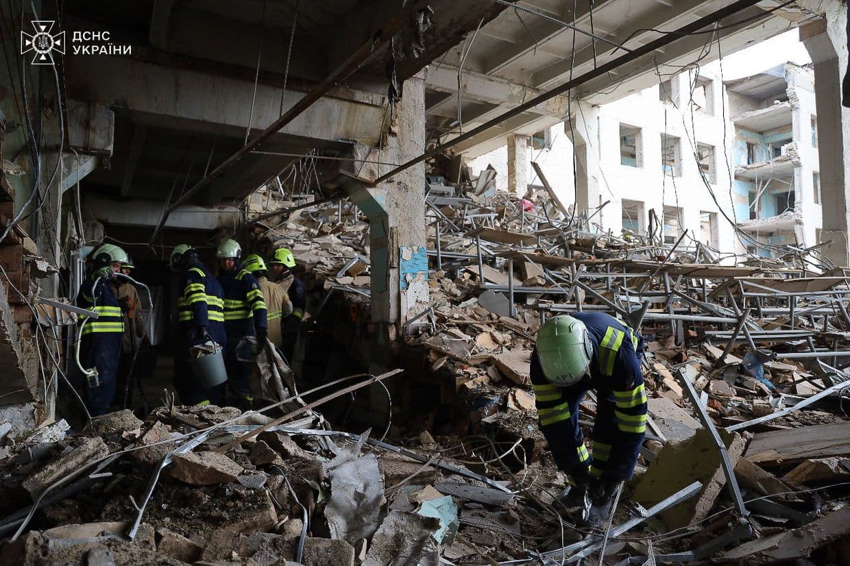 Officials say 55 killed, 328 injured in Poltava as rescue operations conclude
