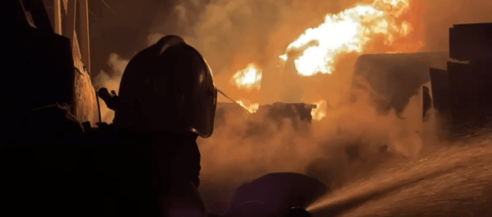 Oil depots on fire in Russia's Voronezh Oblast, Perm Krai