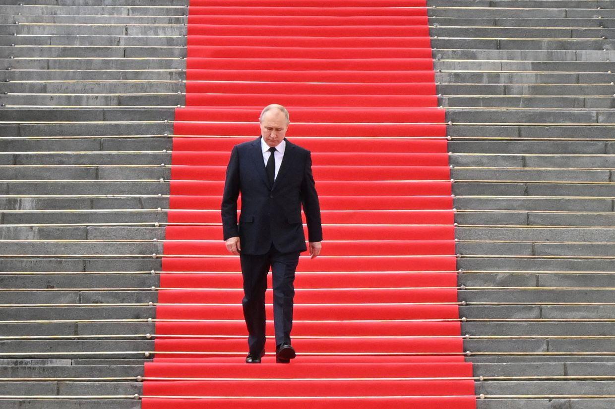 Russian President Vladimir Putin in Moscow, Russia, on June 27, 2023.