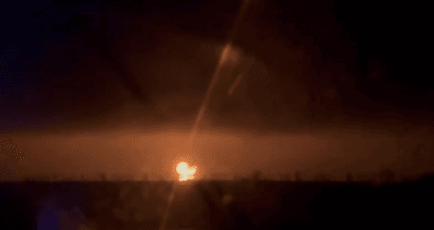 Ukrainian drones destroy Russian ammunition depot in Donetsk Oblast, SBU source claims