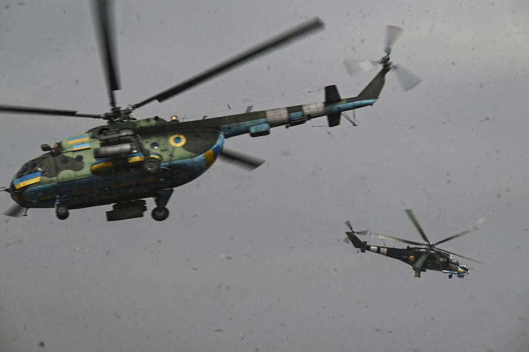 Ukraine shot down 3,200 Shahed-type drones from helicopters in past year, chief commander says