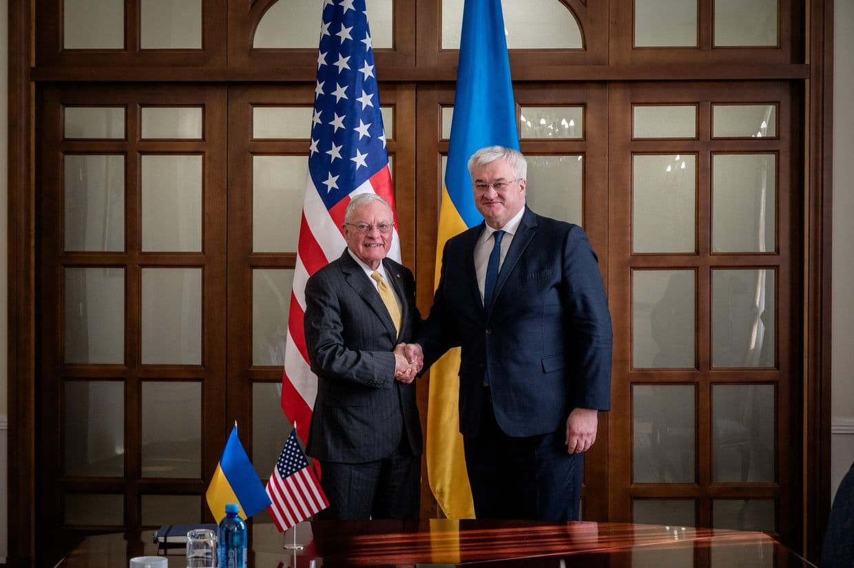 Kellogg meets Sybiha, Syrskyi, Yermak during Kyiv visit
