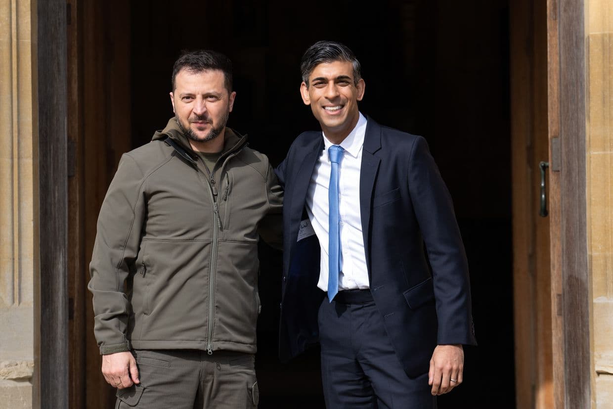 Former British PM Rishi Sunak joins star studded team for Ukraine's recovery