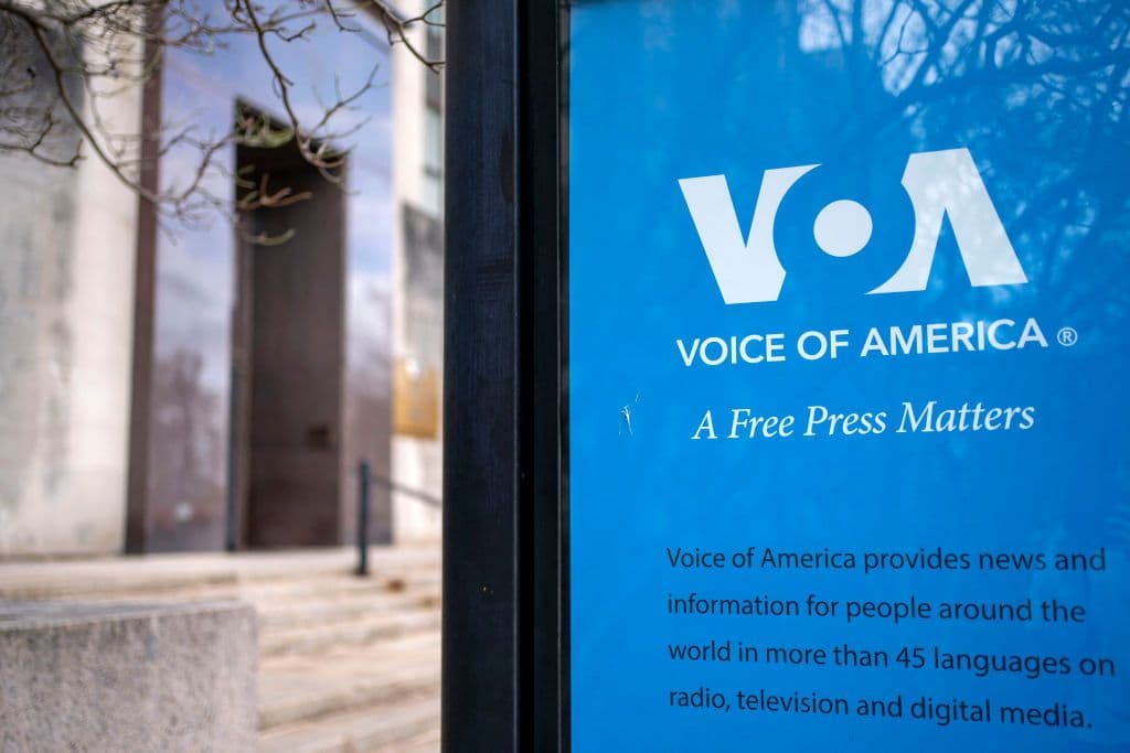 Voice of America journalists sue Trump administration following president's order to gut free press
