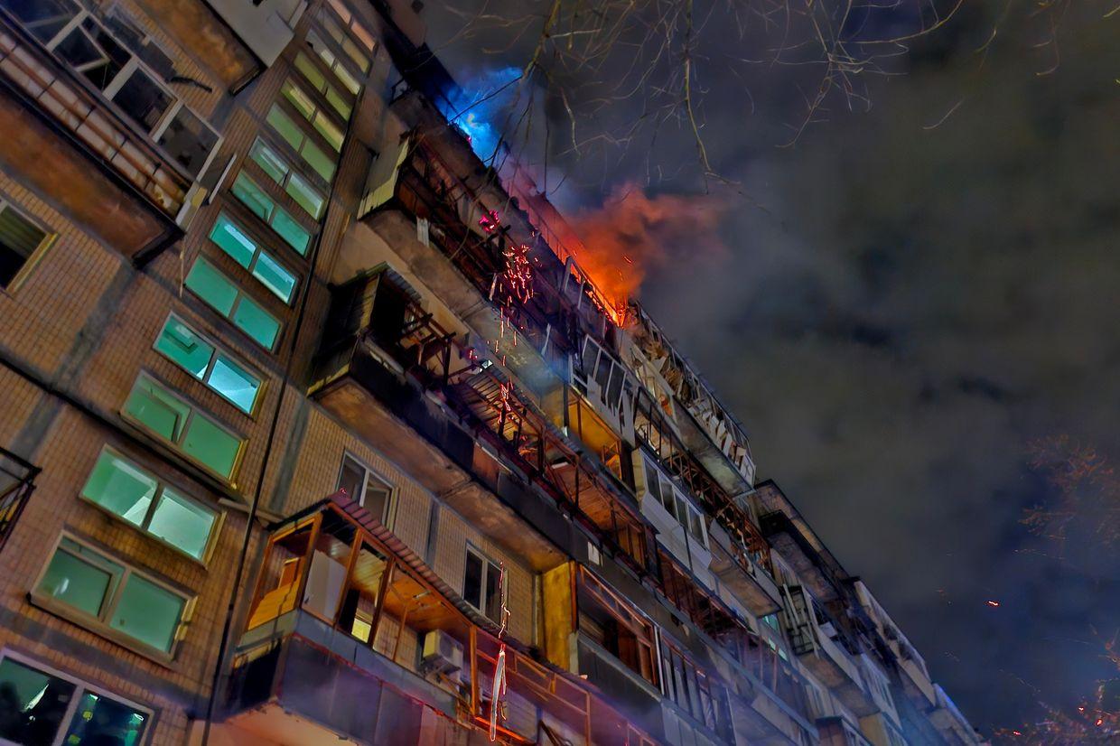 Kyiv hit by massive Russian drone strike, 3 dead including a 5-year-old girl and her father