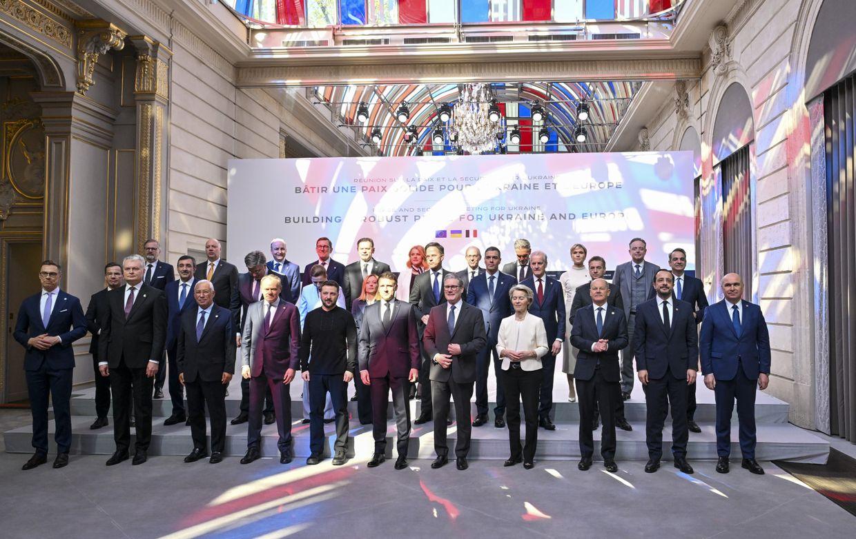 Leaders from 31 countries gather for Paris summit to strengthen support for Ukraine, discuss peace