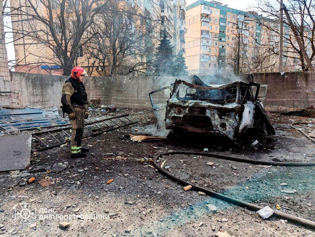 Russian missile strike on Kryvyi Rih injures 8