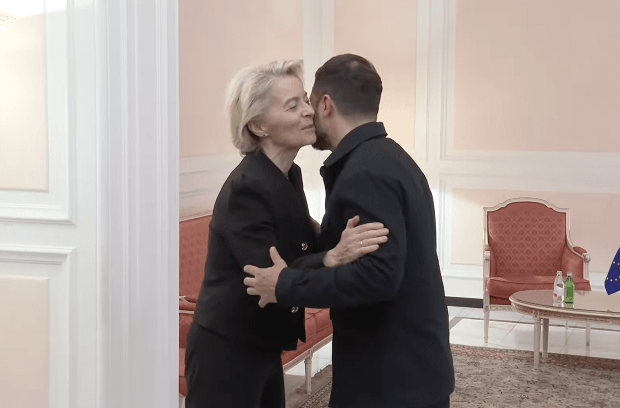 Zelensky meets von der Leyen following funeral of Pope Francis