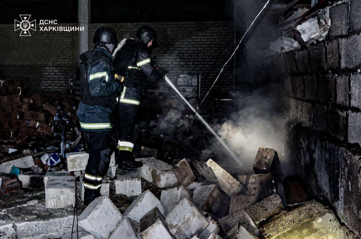 Russia launches mass drone attack on Kharkiv, injures 2