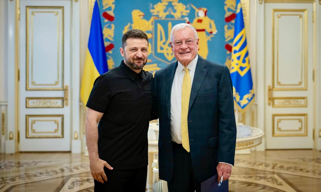Zelensky meets Trump's envoy Kellogg in Kyiv