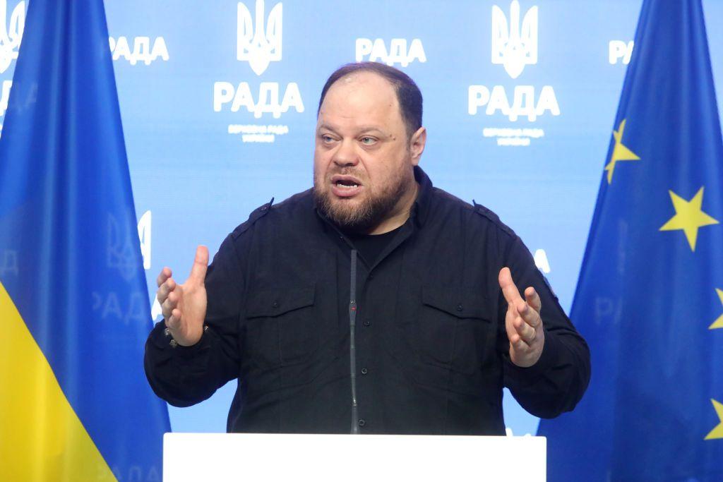 Ukraine considers easing travel ban for men ages 18-24, parliament speaker says