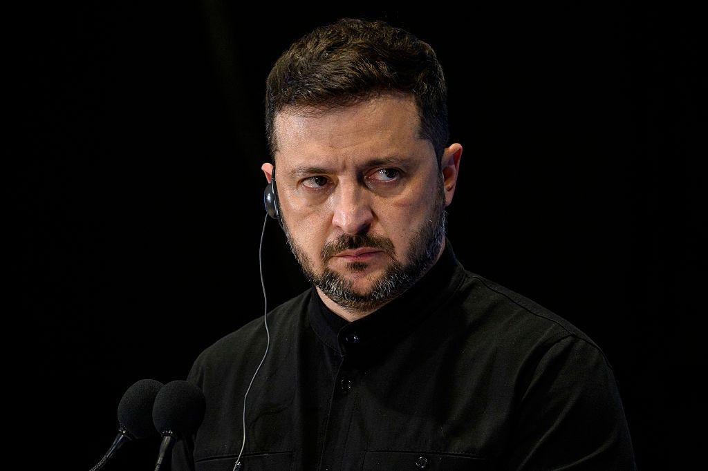President Volodymyr Zelensky in Rome, Italy, on July 10, 2025.