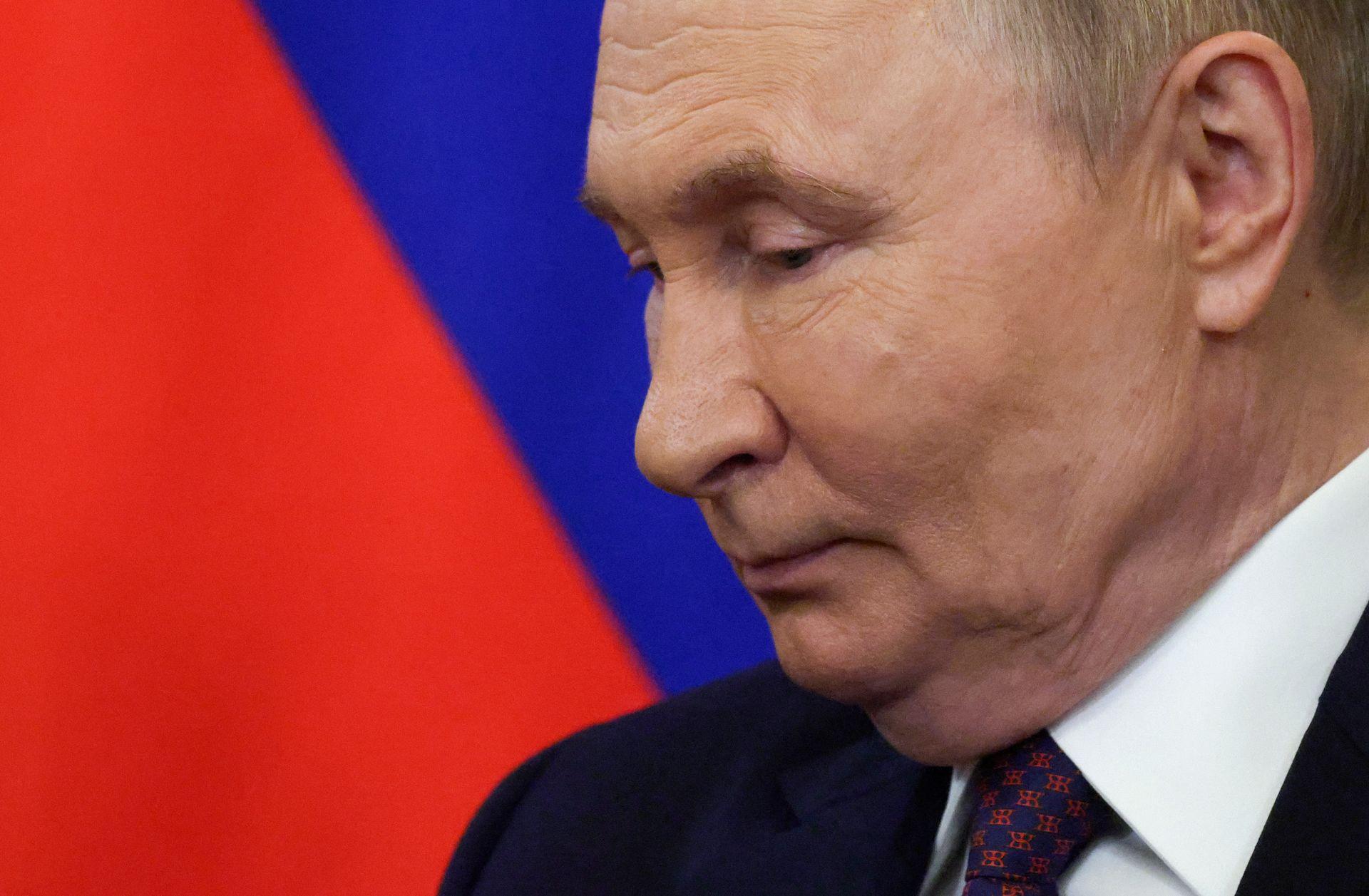 Russian President Vladimir Putin in Moscow, Russia, on July 31, 2025.