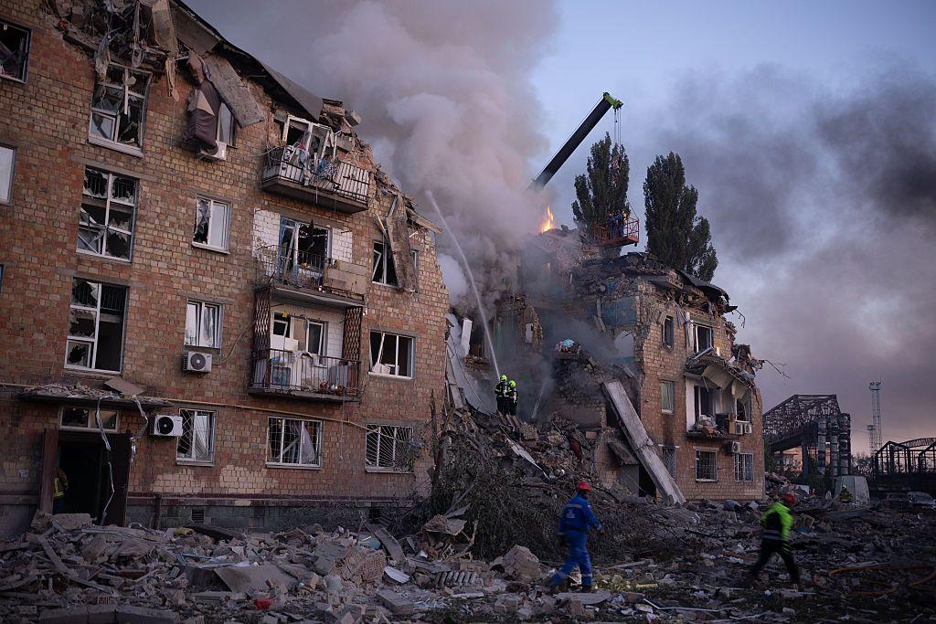 ‘It’s like a funeral’ — As US mimics peace talks, Russian missile strike on Kyiv kills at least 18