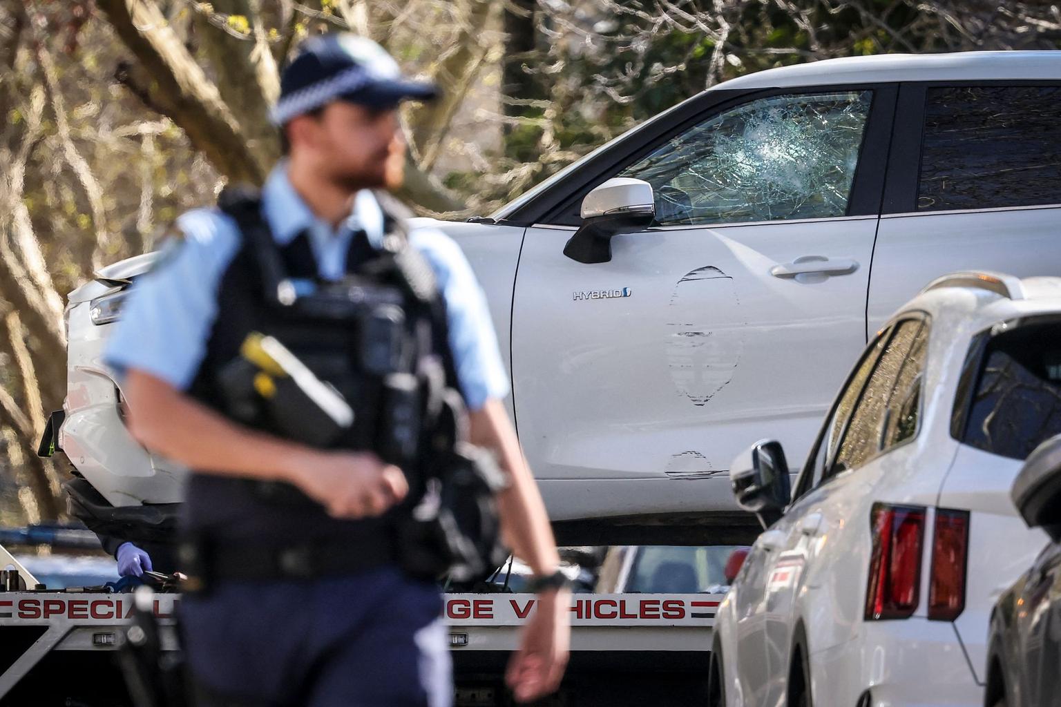 Man detained after ramming car into Russia's consulate in Sydney