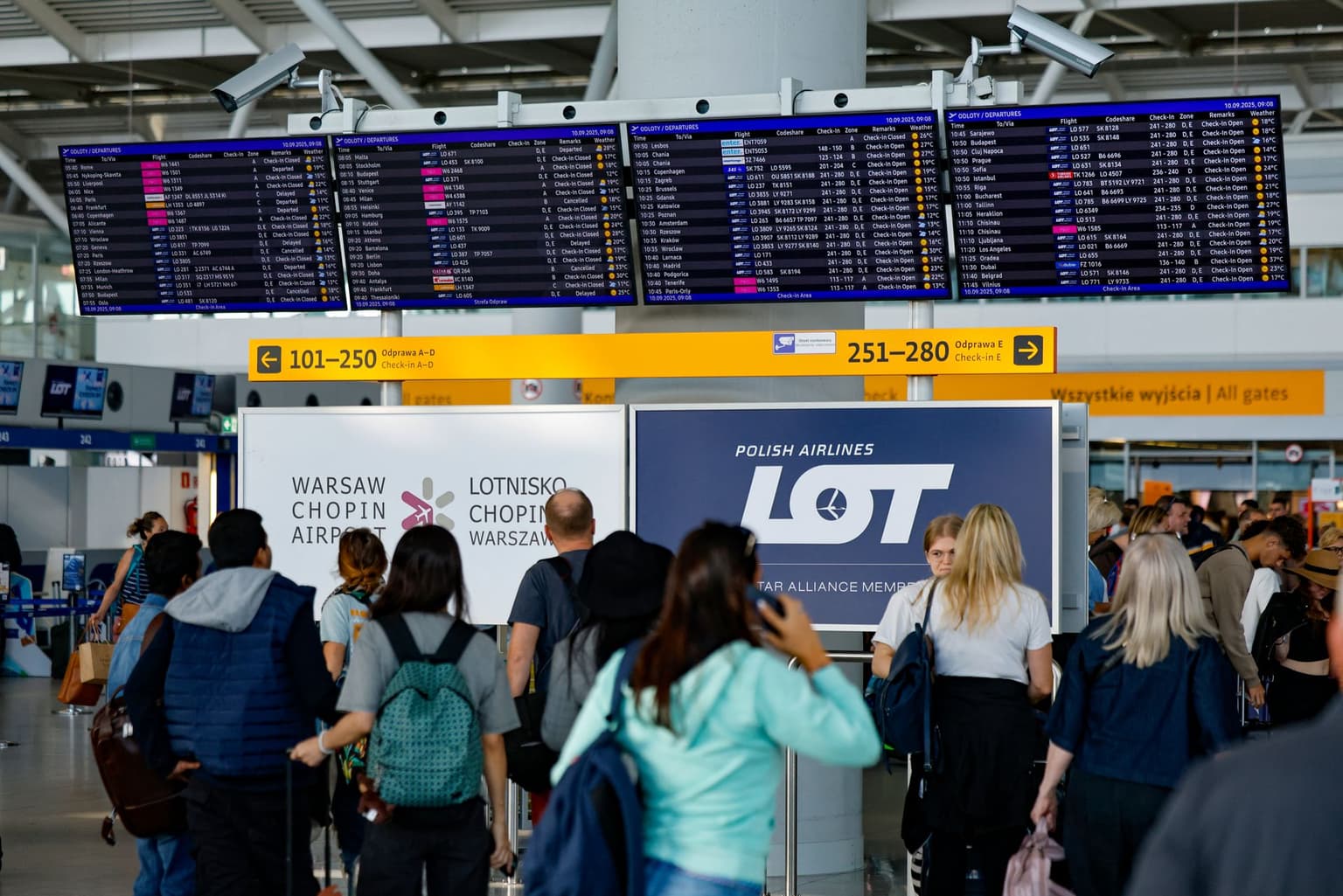 Air traffic restricted in eastern Poland after downing of Russian drones